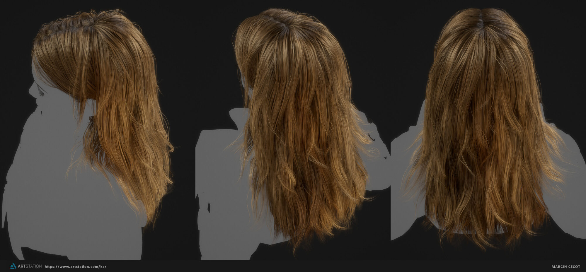 Realistic Hairstyle Tutorial - Games Artist