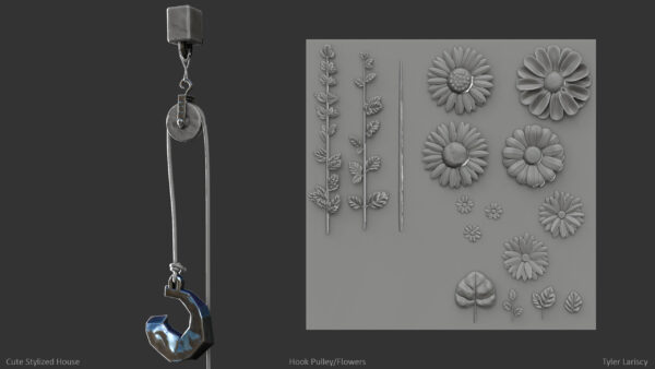 Cute-Stylized-House-Assets-Page-3-Zbrush